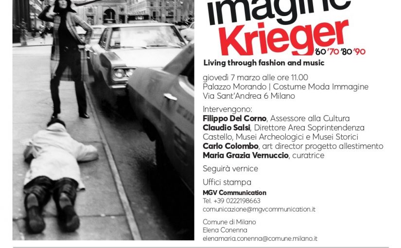 “Bob Krieger imagine. Living through fashion and music. ’60 ’70 ’80 ‘90”