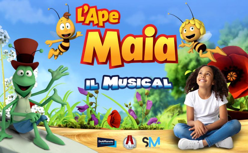 L’APE MAIA COMPIE 50 ANNI E VOLA A TEATRO!   A MILANO LA PRIMA NAZIONALE DEL MUSICAL