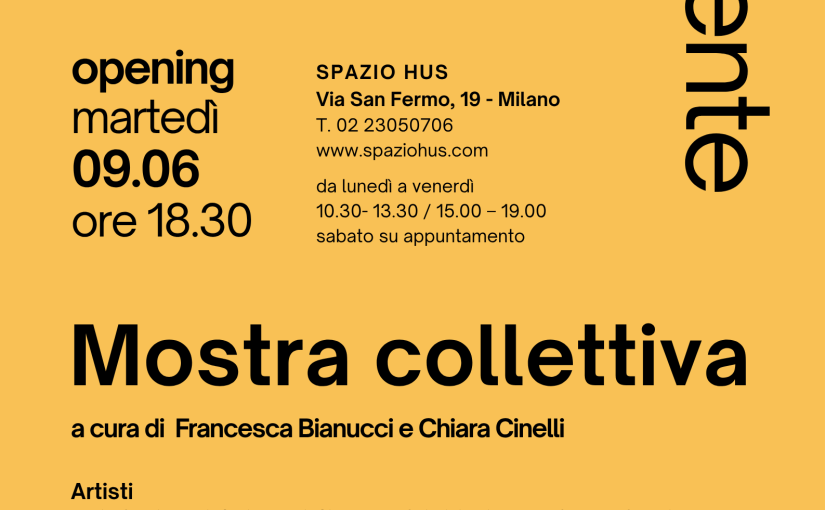 Spazio HUS e  Didart  MILANO  “DOPPIO PRESENTE”
